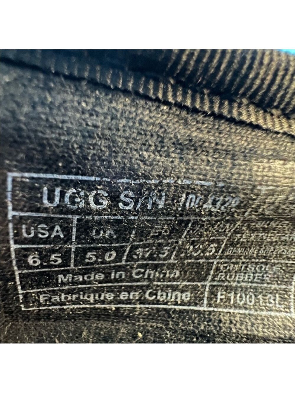 UGG Indah Burlap Slip-On Flat Shoes Size 6.5 - Picture 8 of 8